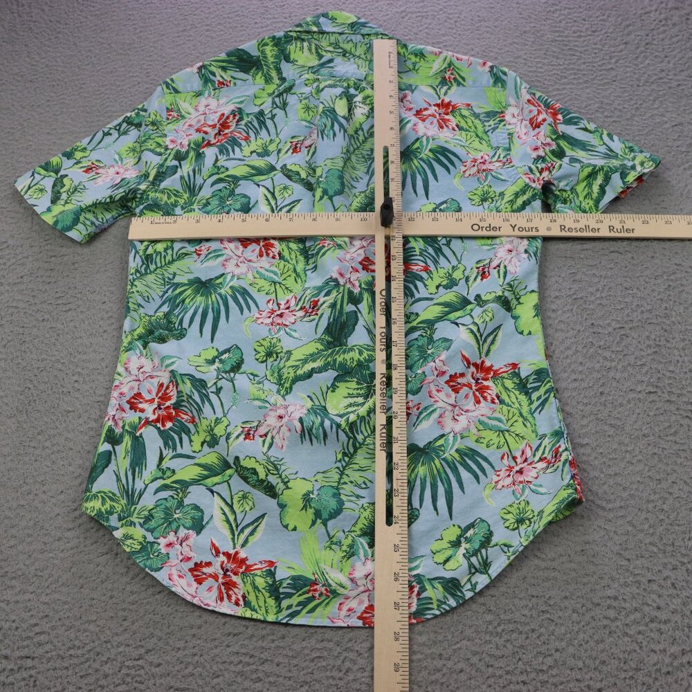 Ralph Lauren Shirt Mens Small Slim Fit Multicolor Floral Hawaiian Button Down - Picture 9 of 11